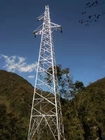 Ocynkowana stalowa wieża linii transmisyjnej z ramieniem poprzecznym