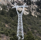 Elektryczna wieża transmisyjna ze stali ocynkowanej na placu budowy