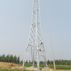 110KV 132KV Anger Steel Lattice Pylon Wieża transmisyjna