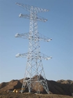 33KV 130KV 500KV Kratowe stalowe wieże linii przesyłowych energii