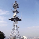 Samonośna wieża telekomunikacyjna Q235 Q345 ze stali do transmisji sygnału