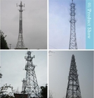 Samonośna stalowa rurowa wieża telekomunikacyjna ze stali HDG
