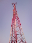 ISO 1461 ASTM A123 HDG Rurowa stalowa wieża telekomunikacyjna