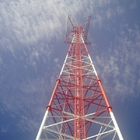 ISO 1461 ASTM A123 HDG Rurowa stalowa wieża telekomunikacyjna