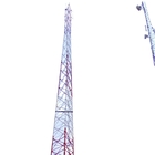 3 nogi kątowa stalowa wieża telekomunikacyjna 330KV ze wspornikami ocynkowanymi ogniowo