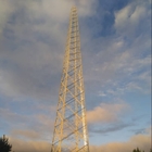 Telewizja kątowa 100m stalowa wieża telekomunikacyjna z cynkowaniem ogniowym
