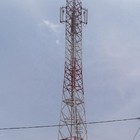 4 nogi samonośna stalowa wieża telekomunikacyjna z zabezpieczeniem przed upadkiem