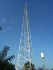 Czteronożna samonośna wieża komunikacyjna Kątowa stal do telekomunikacji
