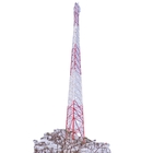 4-nożna ocynkowana ASTM A123 Kątowa stalowa wieża Komunikacja Radio Wifi Gsm