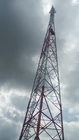 Ocynkowana wieża telewizyjna 110 km / h dla telekomunikacji