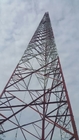 60m stalowa wieża telekomunikacyjna ocynkowana ogniowo Q345