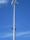 Ocynkowana wieża masztowa z masztem stalowym Q355 Q245 Materiał