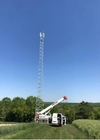 Telekomunikacja 3-nożna wieża rurowa ze stali ocynkowanej ogniowo