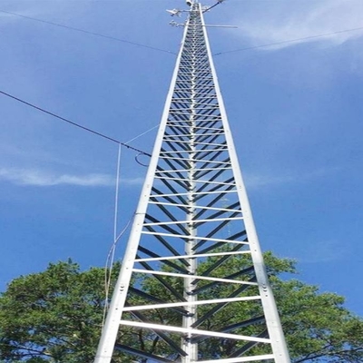 3-nożna wieża telekomunikacyjna ASTM A36 ASTM A572 GR65 GR50