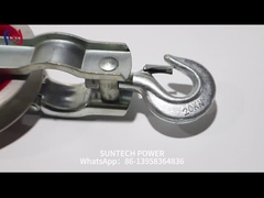 Bloki sznurowania drutu ziemiającego SHT / 20KN Bloki sznurowania sznurowania ze stali odlewanej