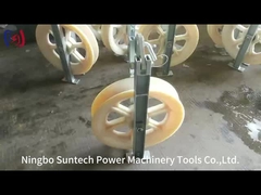 508mm nylonowe krążki linowe transmisyjne bloki kół pasowych