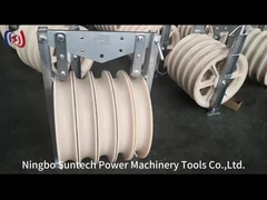 660mm nylonowe krążki pilotowe lina stalowa przewód naciągowy blok koła pasowego