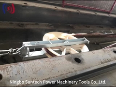 Jednorazowa koła ciągnąca kable z hakem do przewodu kablowego