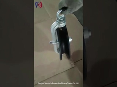 Linia napowietrzna Okrągły pas przytrzymujący Drut Koło pasowe Blok naciągowy