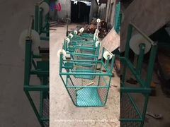 Czwórka przewodników zestawu linii powietrznej rowery naprawa pojazdów wózek inspekcyjny