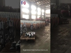 Narzędzia do budowy wieży z pojedynczym łuskiem, blok ze stali do podnoszenia / podnoszenia