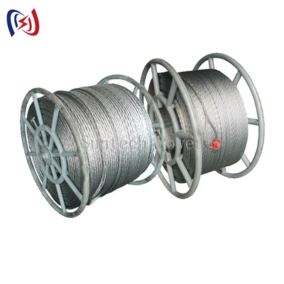 jakość  Transmission Line Anti Twisting Braided Galvanised Conductor Steel Pilot Wire Rope fabryka