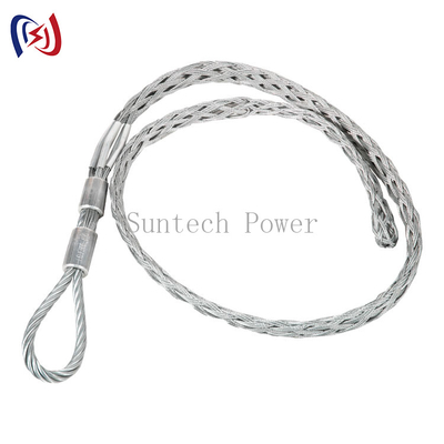 jakość  80kn Wire Rope Pulling Conductor ACSR Cable Mesh Socks fabryka