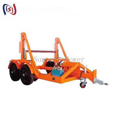 jakość  Heavy Duty Cable Reel Trailer 20T Capacity for Industrial Transport fabryka