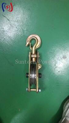 jakość  Professional Hoisting Tackle Block and Tackle System for Heavy Duty Lifting with 10-200KN Rated Load in Electrical Construction Projects fabryka