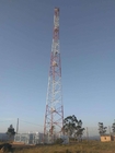 4-nożna, kątowa stalowa wieża telekomunikacyjna, mobilna galwanizacja anteny