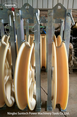660X100mm Koła nylonowe złączone z przewodnikiem powietrznym