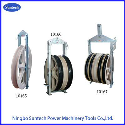 1040 mm MC Najlonowe kółka przewodnika Stringing Pulley Blok Z Galwanizowaną ramą stalową