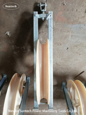 OPGW ADSS Narzędzia kablowe z włókna optycznego Nylon Sheave Cable Stringing Block 660mm