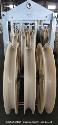 Budowa Linia przesyłowa Cable Sheave Conductor Stringing Pulley Block