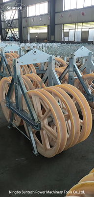 Budowa Linia przesyłowa Cable Sheave Conductor Stringing Pulley Block