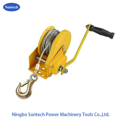 Newart 1200Lb Winch Anchor Hand With Friction Brake Cable Winch Puller