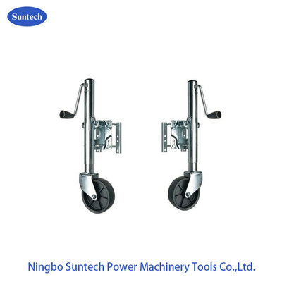 6 "Top Wind Clamp On Box Trailer Jack Jockey Wheel