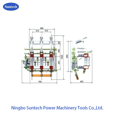 Wyłącznik próżniowy wysokiego napięcia IEC 60420 10KV