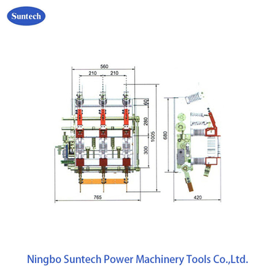 Wyłącznik próżniowy wysokiego napięcia IEC 60420 10KV