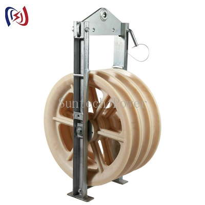 Prace budowlane Stringing Power Conductor Cable Pulley Block