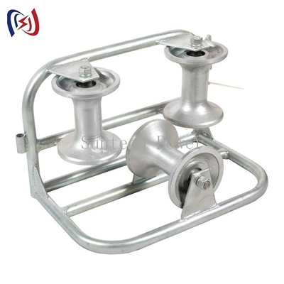 Rolki aluminiowe Strunowe 200mm Wytrzymałe rolki kablowe