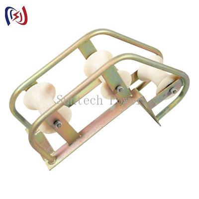 Pithead Telecom Cable Guide Roller 3 Block do materiału nylonowego włazu