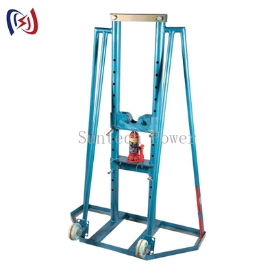 10T hydrauliczny stojak na bęben kablowy z kołami