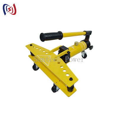 Czerwona hydrauliczna giętarka do rur SWG-25 ALLOY