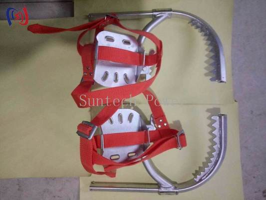 Profesjonalne zaciski do stóp dla wspinaczki i konserwacji słupów energetycznych