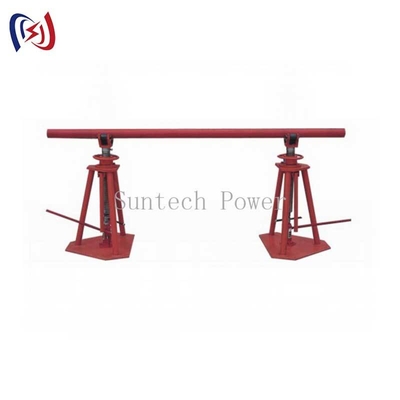 Hydraulic ColumnTypeCableReelStandAdjustable08mTo20mHeightForHVPprojekty
