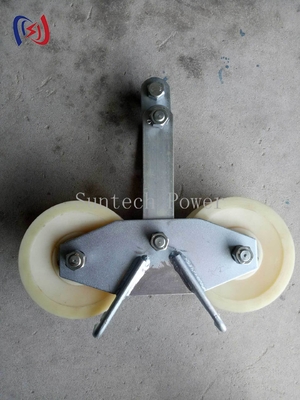 Blok do przeciągania lin tandemowych 25KN Obciążenie Aluminiowy/Nylonowy krążek
