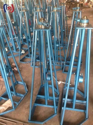 Stojak rolki stalowej ciężkoobciążnej do montażu kabli 10-50KN