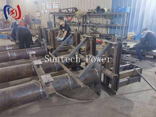 Profesjonalna stalowa koryta kablowa z zorganizowanym zarządzaniem kablami Solidna konstrukcja i zapewnienie bezpieczeństwa dla wsparcia linii energetycznych