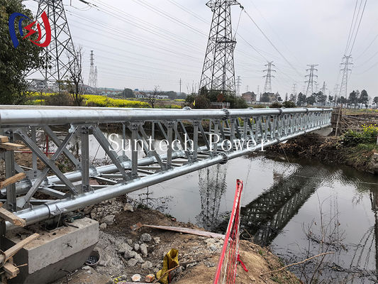 Profesjonalna stalowa koryta kablowa z zorganizowanym zarządzaniem kablami Solidna konstrukcja i zapewnienie bezpieczeństwa dla wsparcia linii energetycznych
